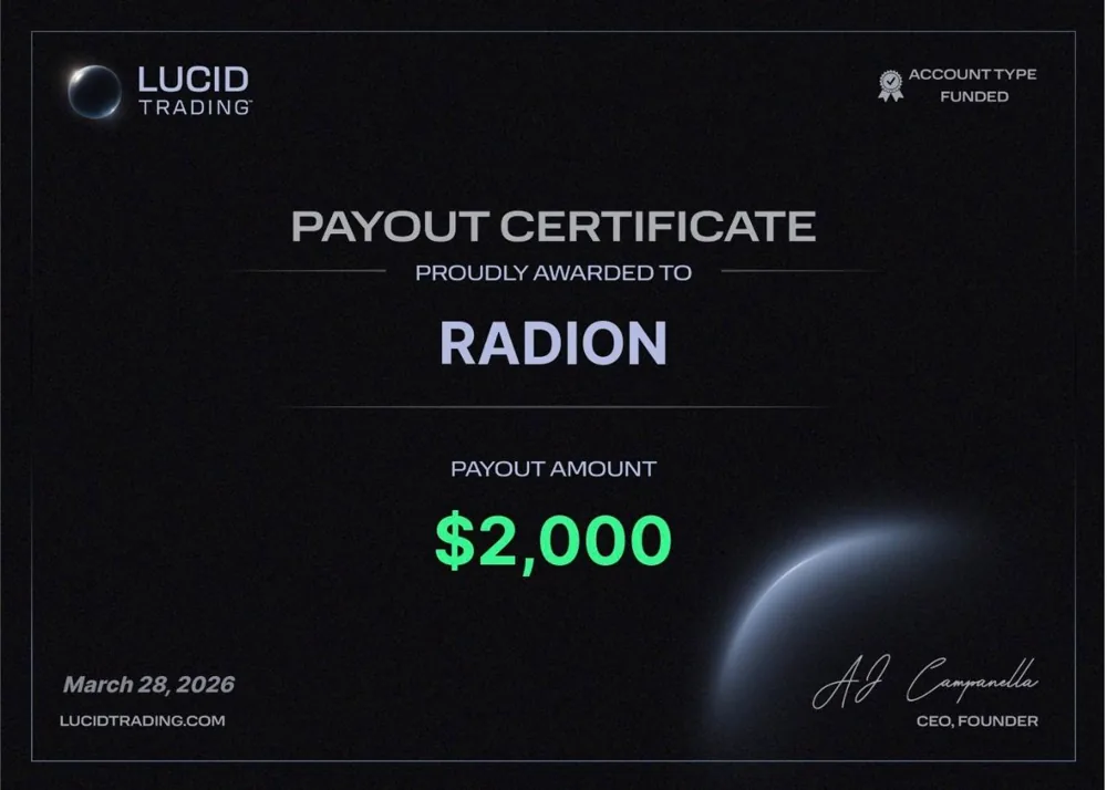 Member payout proof