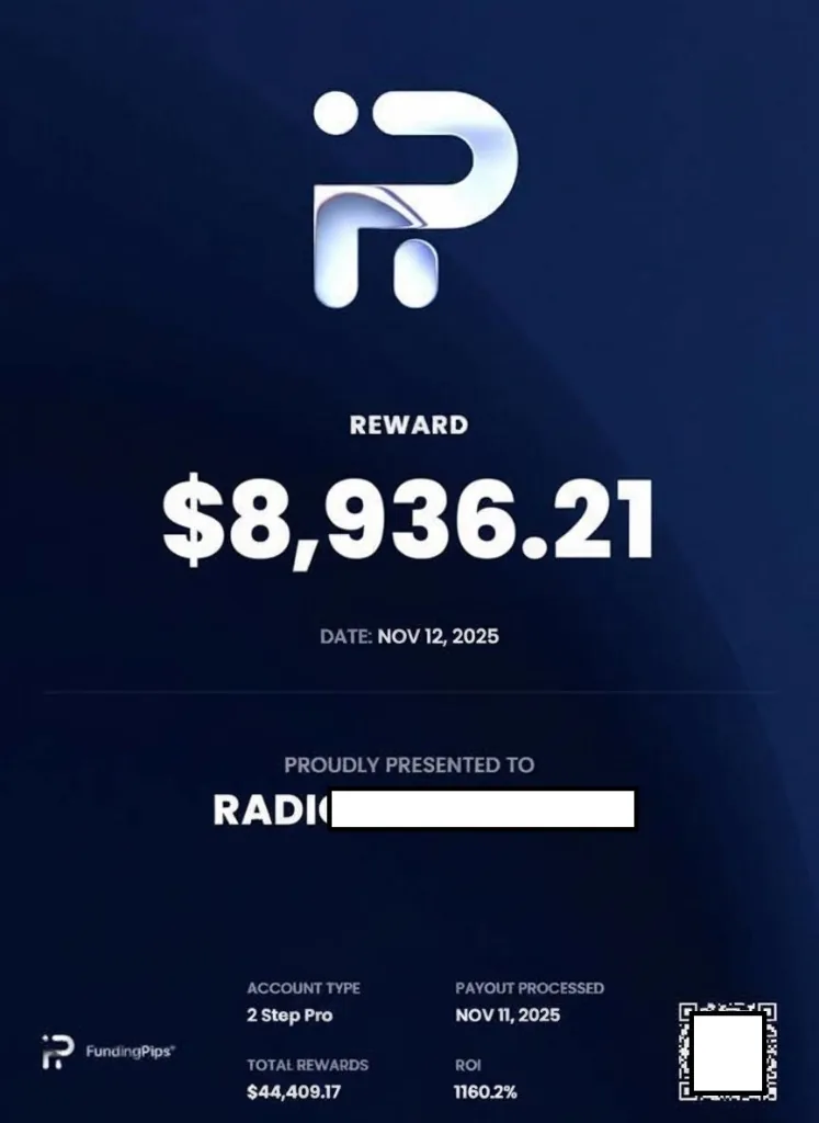 Student payout proof